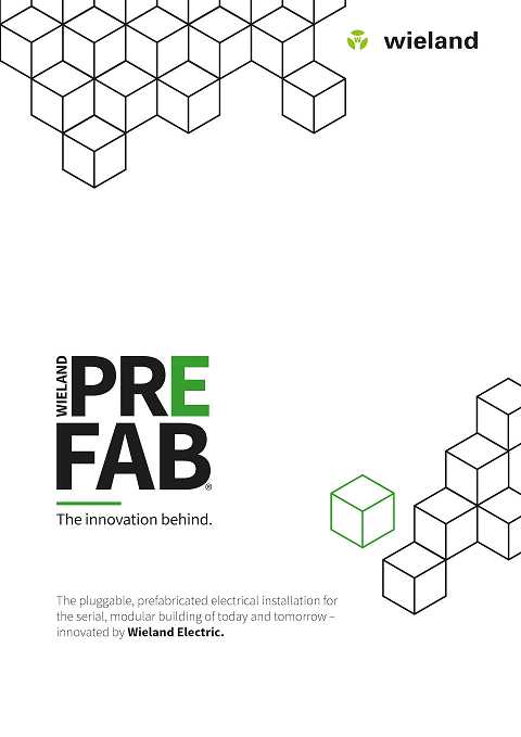 Cover of Wieland PREFAB® The innovation behind.