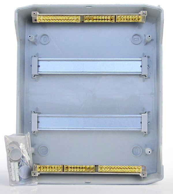 IP65 24 pole PVPower enclosure - 2 rows