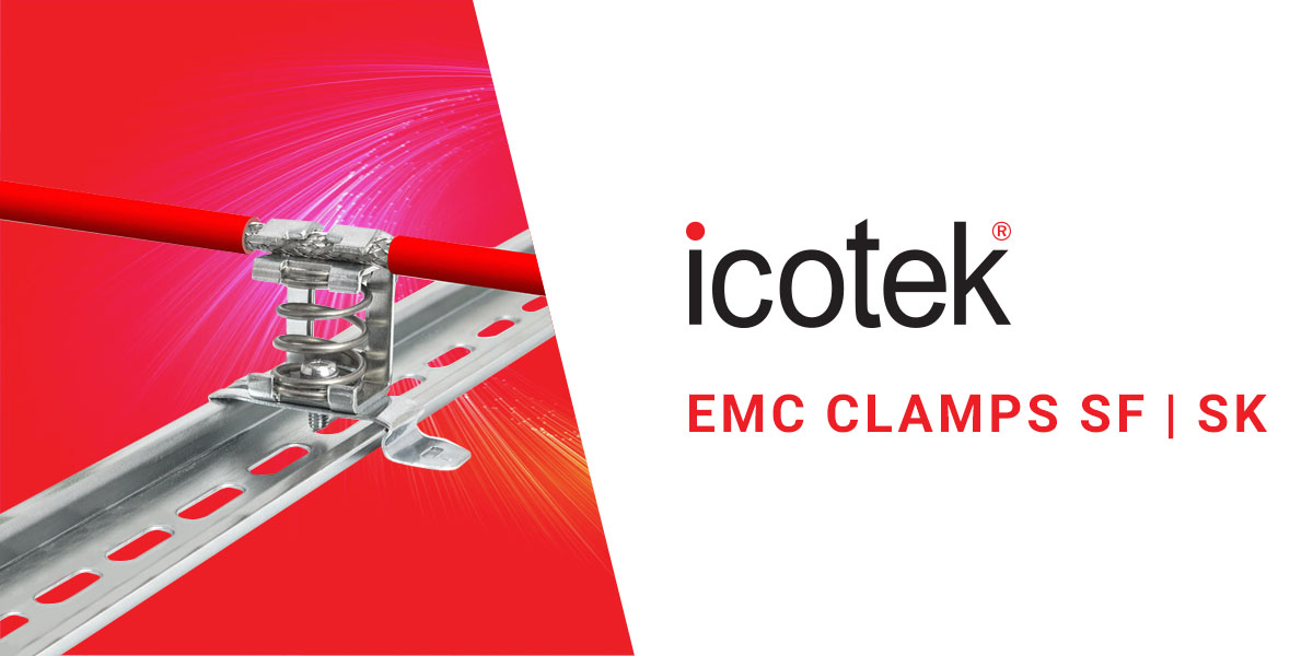 Image of EMC Shield Clamps for Screw Mounting with Strain Relief