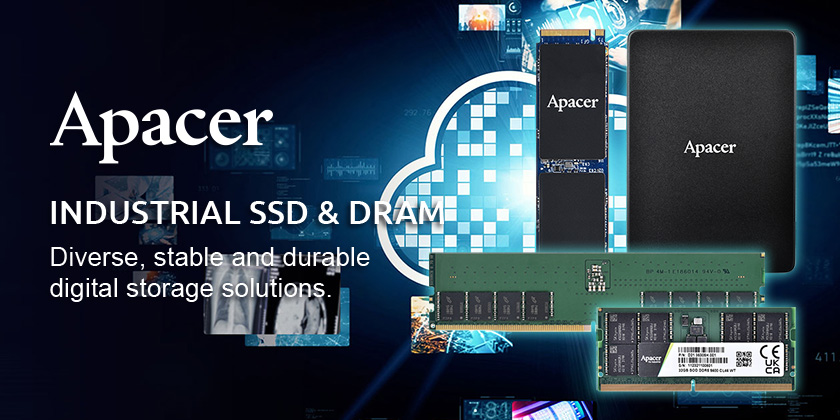 Industrial Grade SSD & DDR, by Apacer 