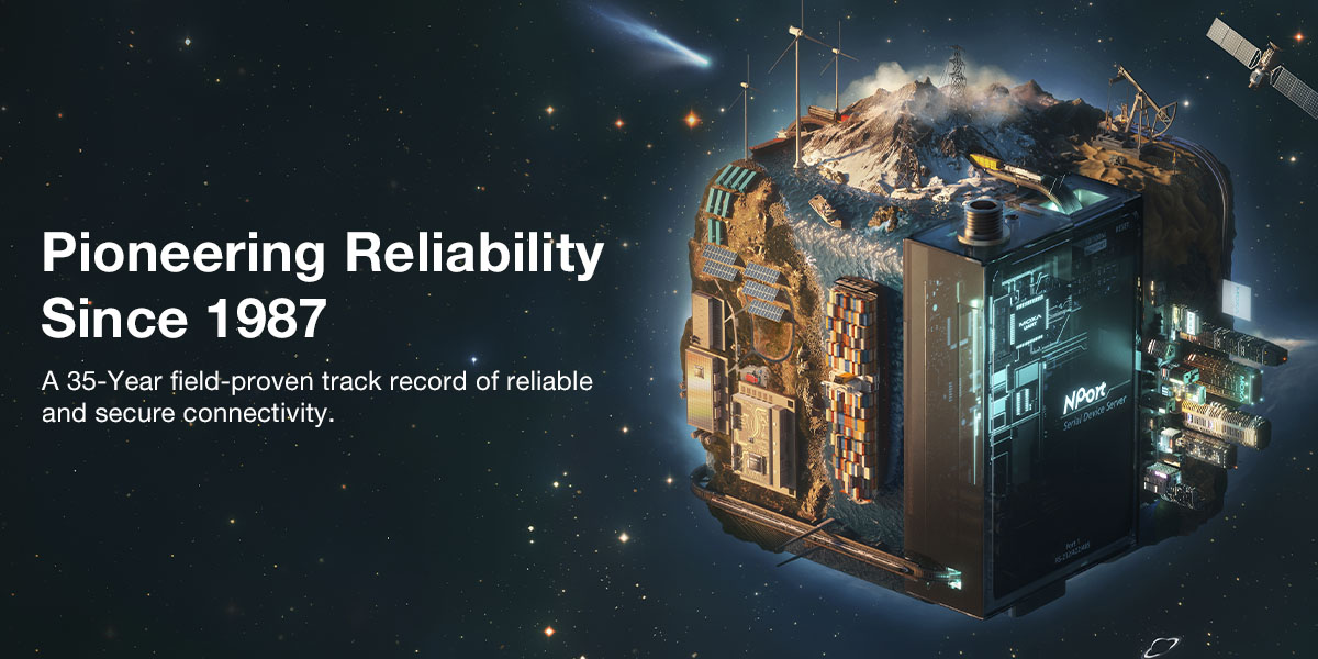 Moxa - Pioneering Reliability Since 1987 Banner