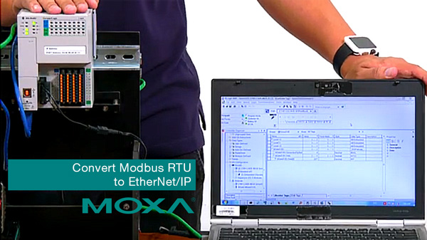 Convert Modbus RTU to EtherNet/IP in 4 steps
