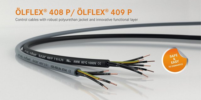 The OLFLEX 408 P and OLFLEX 409 P control cables
