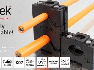 Infinitely Expandable Modular Cable Clamps by Icotek