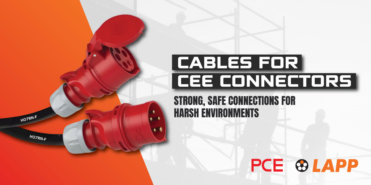 LAPP Cables for CEE Form Connectors Banner