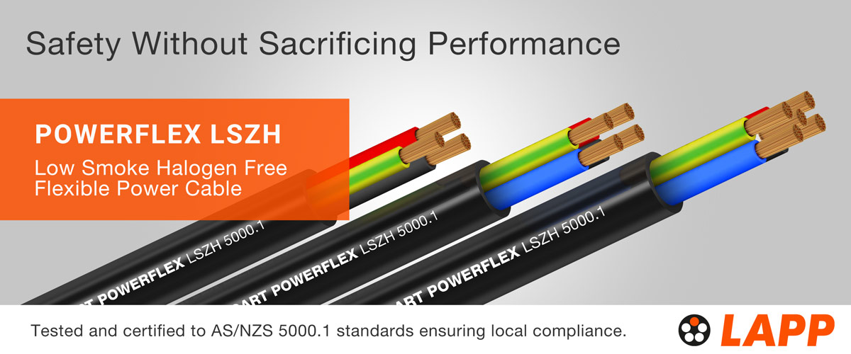 LAPP Powerflex LSZH Flexible Power Distribution Cable, from ECS