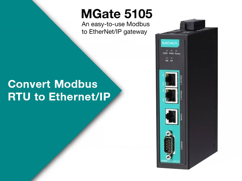 Convert Modbus RTU to EtherNet/IP in 4 steps 