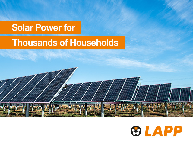 Solar power for thousands of households 