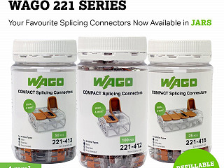 Wago 221 Wire Connectors Now Available in Jars