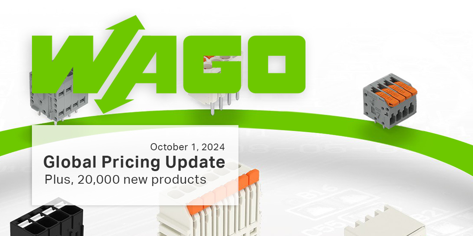 WAGO's Global Pricing Update Includes 20,000 New Products Banner