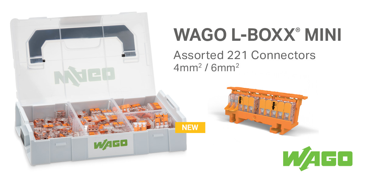 New WAGO 221 Set L-BOXX Mini Banner