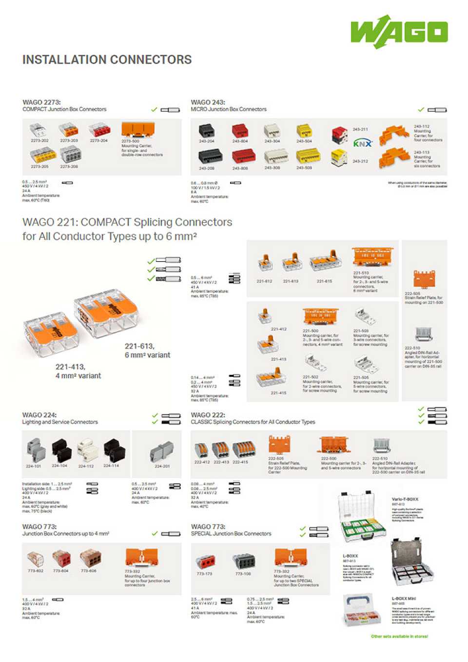 Installation Connectors Catalogue Cover